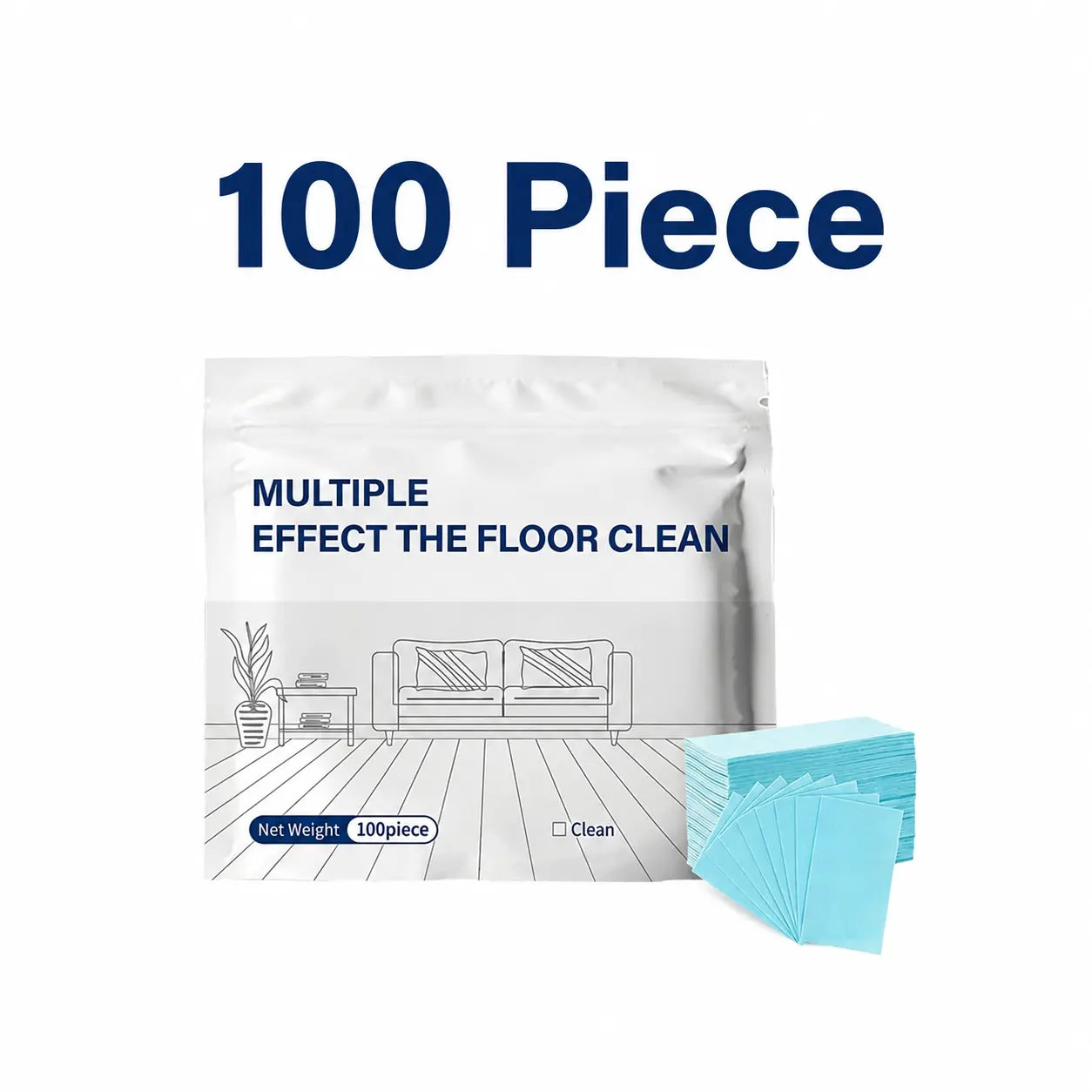 🔥Sylphline🦠Mloor Cleaning Tablets 100 Pack Multi Surface Cleaner Hardwood Laminate Tile RV Walls🏡